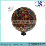 High Quality 10" Mosaic Clear 100 Wholesale Clear Glass Christmas Ball Ornaments thumbnail-4