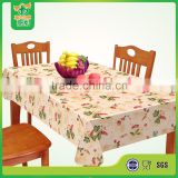 Made in China Plastic Tablecloth with flannel Backing