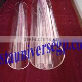 all size of brisbane clear quartz glass tube with low price