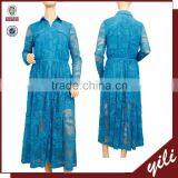 Sexy Long Style Dress Long Sleeve Lace Maxi Dress thumbnail-1