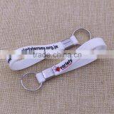 Custom logo bracelet keychain/silicone pvc keychain wholesale