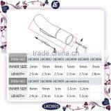 316L Stainless Steel Magnetic Clasp for Round Leather Bracelet thumbnail-4