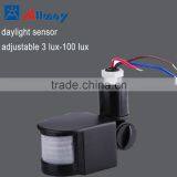 Quality Warranty Led Parking Lot Daylight Sensor Street Light Switch With Knob Lux Adjustable