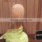 Hot Sell Fashion Wooden Head Models Wooden Head Mannequin Dummy Mannequin Heads For Hats Scarf Display