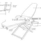 Easy Folded Dental Chair Unit (operation Lamp +instrument Tray + Traveling Bag ) thumbnail-5