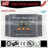 Solar Panel Controller 10A for Solar System With LCD Screen and 12/24v Auto
