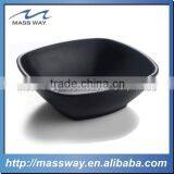 Large Good Grade Black Dog Melamine Pet Bowl