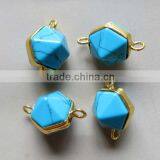 925 Silver Turquoise Gemstone Connector thumbnail-1