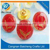 3D Die Casting Metal Badge With Safety Pin /butterfly Clasp/flat Cap for Souvenir and Company Publicity thumbnail-1