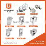 Various Side Mount Glass Shelf Brackets Cabinet Door Glass Holder