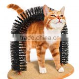 Purrfect arch Self Groomer with Bag of Catnip, Cat Grooming Arch