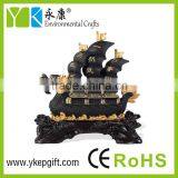 2016 Latest Style Resin Dragon Boat Craft For Decoration