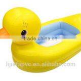 Inflatable Foot Bath, Transparent Pvc Inflatable Baby Bath Basin With Backrest thumbnail-3