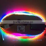 5050 SMD RGB 30LED/m Addressable Color Strip Light 5V Black PCB WS2812b Led Strip Ip65 thumbnail-4