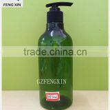 500ml Green Plastic Empty Shampoo Bottle With Lotion Pump thumbnail-1