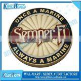 Semper fi Die Casting Brass Metal Coin thumbnail-1