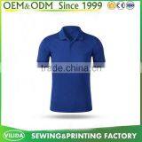 Customized Classic Collar Mens 100% Pique Cotton 220gsm Polo Shirt Without Button OEM thumbnail-5