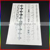 Flash Custom Silver Temporary Metallic Tattoo thumbnail-2
