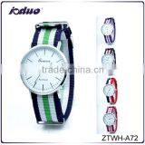 2016 New Arrivals Striped Canvas Geneva Watch Price thumbnail-1
