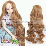 Brand New 15*100cm Body Wave Hair Extension HT Resistant Wig for SD BJD Baby Dolls thumbnail-1