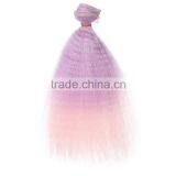 Hotsale Pink Ombre Colored Vintage Dam Troll Doll Hair Wig thumbnail-4