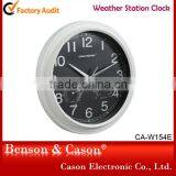 Decorative Weather Station Plastic Wall Clock thumbnail-1