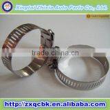 Hot selling excellent American type stainless steel hose clamp with factory price