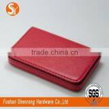 Concise Design Unisex Gender Black and Brown PU Leather Credit Name Card Holder With Cheap Price thumbnail-5