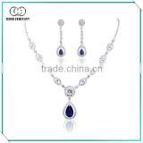 Latest Blue Sapphire cz Stone Unique Design Jewelry thumbnail-1