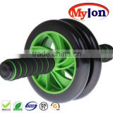 Abdominal Exercise Ab Wheel Roller with Foam Handles, Great Grip, Double Wheels