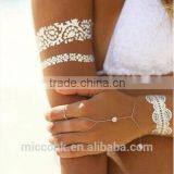 2016 Best Price Flash Tattoos Foil Gold Temporary Tattoo Sticker thumbnail-1