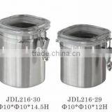 Coffee Vault, Stainless Steel 18/8 Canister Set thumbnail-1