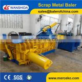High efficiency hydraulic metal bailer