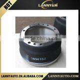 Heavy Duty Truck Parts Brake System Brake Drum for Scania 1414152 thumbnail-1