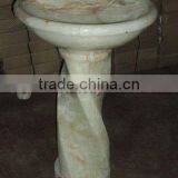 FACTORY PRODUCUNG ONYX PEDESTALS SINKS AND BASINS thumbnail-3