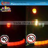 Led Light Guidepost/led Plastic Road Mark /led Waterproof Traffic Signal and Sign /solar Powered Led Traffic Sign thumbnail-3