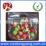 Transparent Plastic CPP Stand up Pouch Bag / Slider Zip Lock Fruit Bag for Grape thumbnail-1