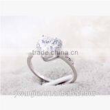 Wholesale Stock Small Order Fashion Women Heart-shaped Rings thumbnail-3