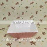 Stocked New Style Restaurant Square Ceramic Plates Dishes / Salad Bowl thumbnail-2