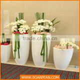 a set of indoor tall flower pot