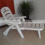 Plastic Folding Beach Chair Swimming Pool White Chair thumbnail-1