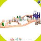 Wholesale Wooden Toy Railway Cheap Kids Toy Railway Top Fashion Toy Railway W04C019 thumbnail-3