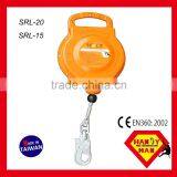 SRL-20 Aluminum With Swivel Hook Wire Cable 20M Retractable Lifeline Fall Arresters thumbnail-5
