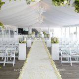 High Quality Banquet White Wedding Wood Folding Chairs for Party thumbnail-1