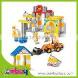 Interlocking Diy Building Blocks Construction Plastic Bricks Toy for Kids thumbnail-1