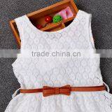 Summer Lace Vest Girls Dress Baby Girl Princess Tutu Dress 2-8 Years Chlidren Clothes Kids Party Clothing For Girls Free Belt thumbnail-2