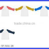 Long Sleeve Girls T-Shirt Ruffle Pattern Two Colors Raglan T-Shirt 0-6 Years Old Girls Wholesale Icing Ruffle Shirt thumbnail-1