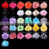 Mesh Flower With Pearl Beads Center for Kids Hair Accessories thumbnail-2