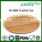 Enviromental Friendly Wholesales Round Bamboo Food Serving Plates thumbnail-1