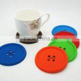 Hot Selling Custom Round Shaped Cup Silicone Coaster for Sale thumbnail-1
